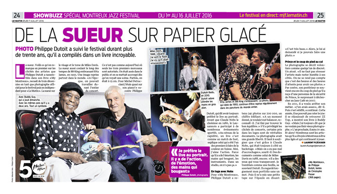 PHILIPPE DUTOIT | MY MONTREUX | PRESSE