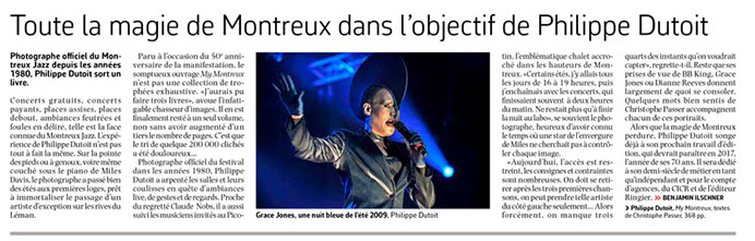 PHILIPPE DUTOIT | MY MONTREUX | PRESSE